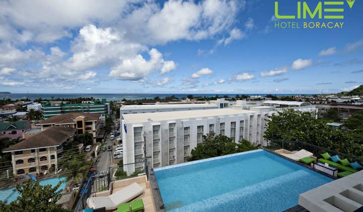 Aerial view of LIME Hotel Boracay