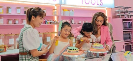 Bakebe Day Pass with Baking Ingredients, Equipment, Cake Box & Expert Assistance