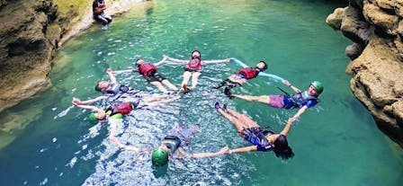 Cebu Alegria Falls Canyoneering Tour with Lunch, Transfers & Optional Oslob & Tumalog Falls Tour