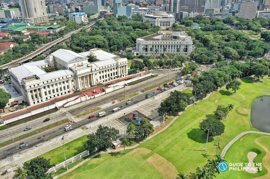 Aerial view of the National Museum Complex