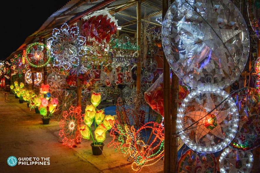 Christmas lanterns in Pampanga