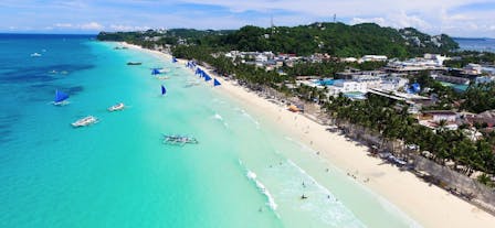 Boracay Island Hopping Shared Tour with Lunch, Kawa Hot Bath & Snorkeling Package