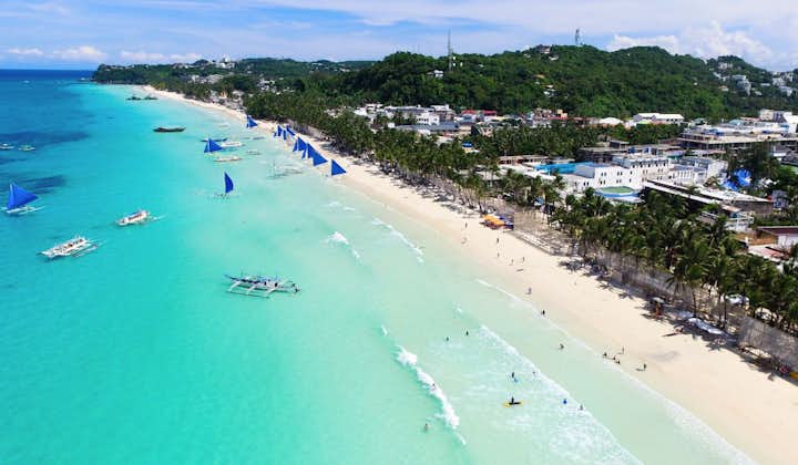 Boracay Island Hopping Shared Tour with Lunch, Kawa Hot Bath & Snorkeling Package