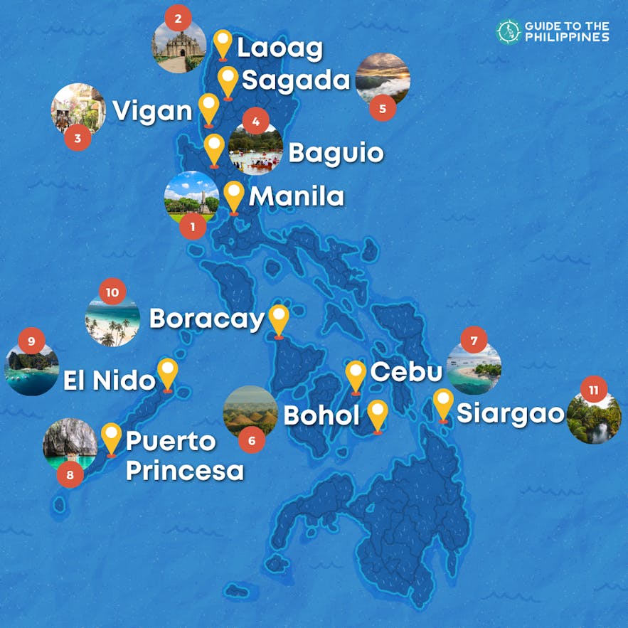 1-Month Philippine Itinerary Tour Package _ Bohol to Cebu, Palawan, Boracay, Siargao, Baguio, Ilocos