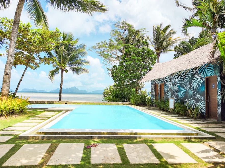 Buko Beach Resort's poolside