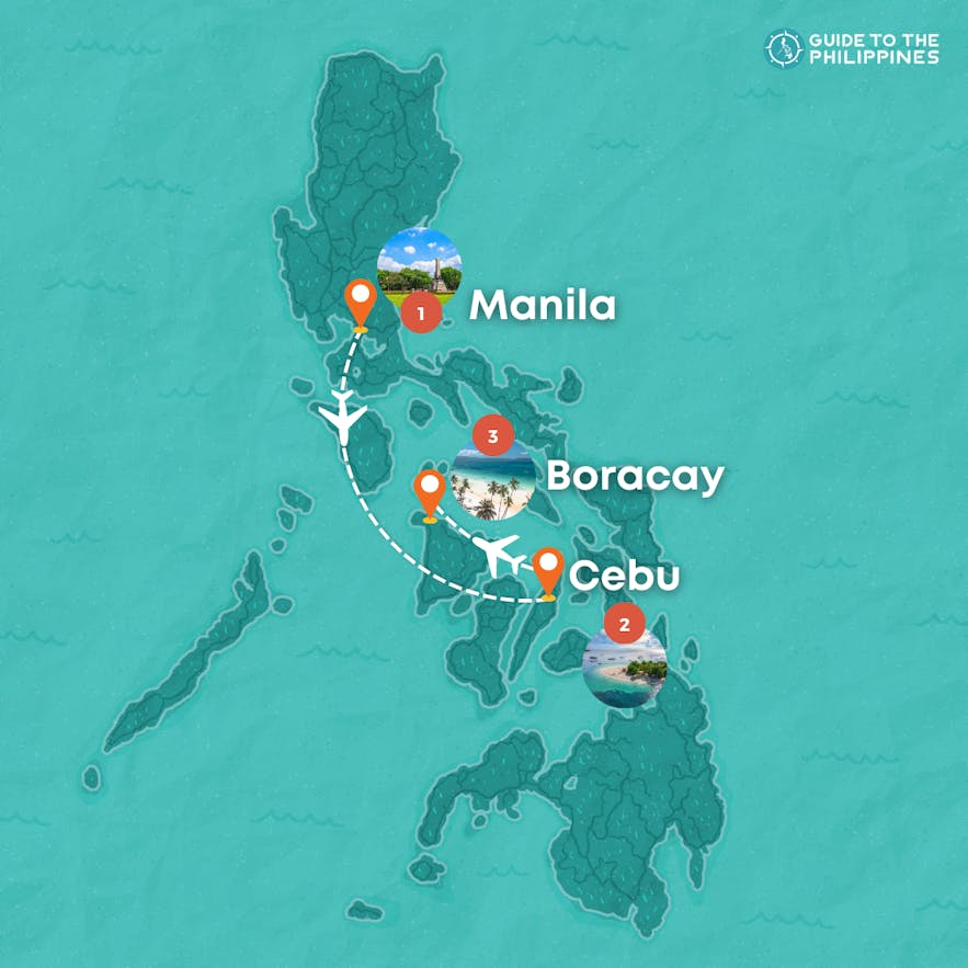 2-Week Cebu to Boracay Island Hopping & Adventure Philippines Itinerary