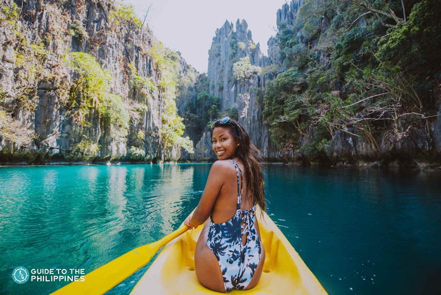Kayaking in Coron Palawan