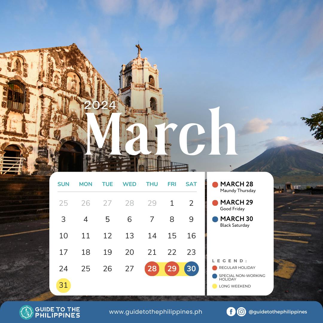 Holy Week 2025 Calendar Philippines Country - evvy murial