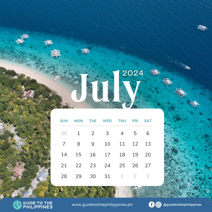 2024 Philippines July holiday calendar