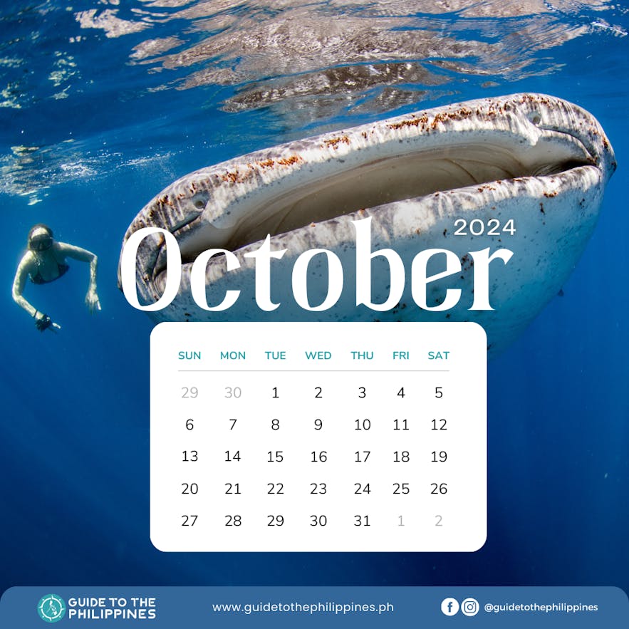 2024 Philippines October holiday calendar