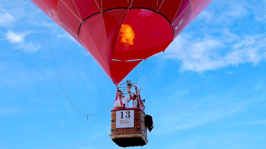 Hot air balloon ride at PIHABF