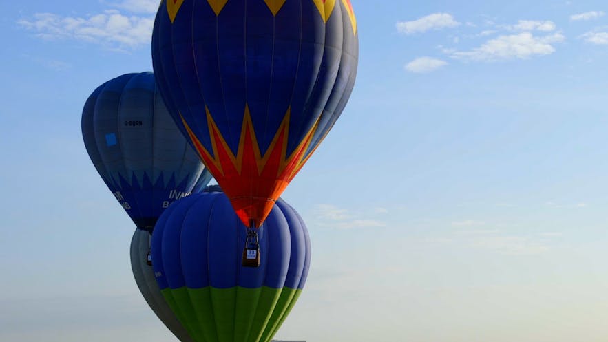 Hot air balloons at PIHABF