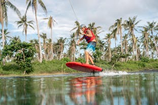 Try foil surfing in Siargao Wakepark