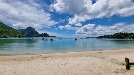 4-Day Beaches & Waterfalls Budget Adventure Package to El Nido Palawan with Happiness Hostel - day 2
