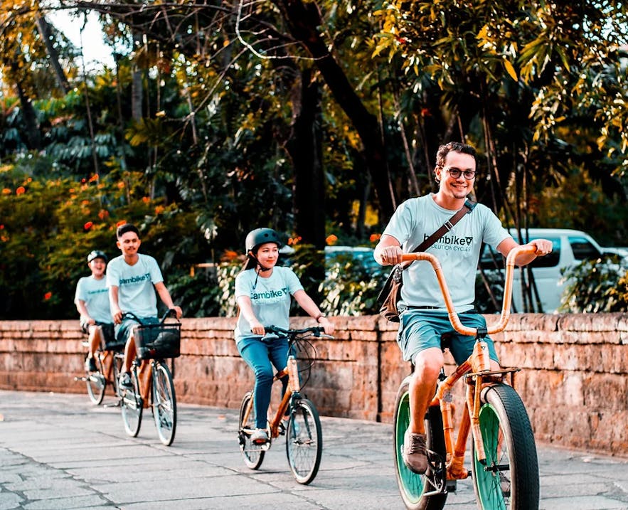 Bamboo Bike in Intramuros