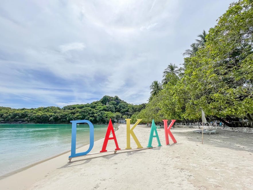 Dakak Resort welcome letters