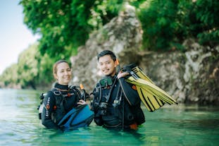 Enjoy 8 dives with this Dakak Resort dive package