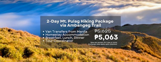 2-Day Hiking Adventure Tour to Mount Pulag via Ambangeg Trail with Homestay Accommodations & Meals