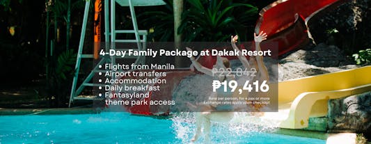 4-Day Fun Family Package at Dakak Resort in Dapitan Zamboanga del Norte with Theme Park Access
