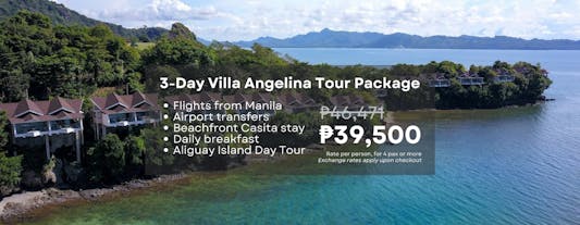 3-Day Serene Villa Angelina Luxury Suites Dapitan Zamboanga del Norte Tour Package with Airfare