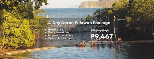 Affordable 4-Day Coron Palawan Package with Hotel, Land Tour & Airport Transfers