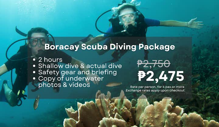 Boracay Island Scuba Diving with Instructor & Equipment