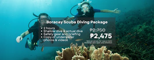 Boracay Island Scuba Diving with Instructor & Equipment