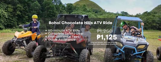 Bohol Chocolate Hills ATV Ride Experience with Guide