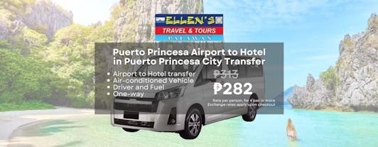 Private Puerto Princesa Airport Palawan to or from Any Puerto Princesa City Hotel Transfer Service