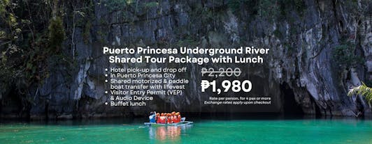 Shared Puerto Princesa Underground River Tour in Palawan with Lunch & Hotel Transfers