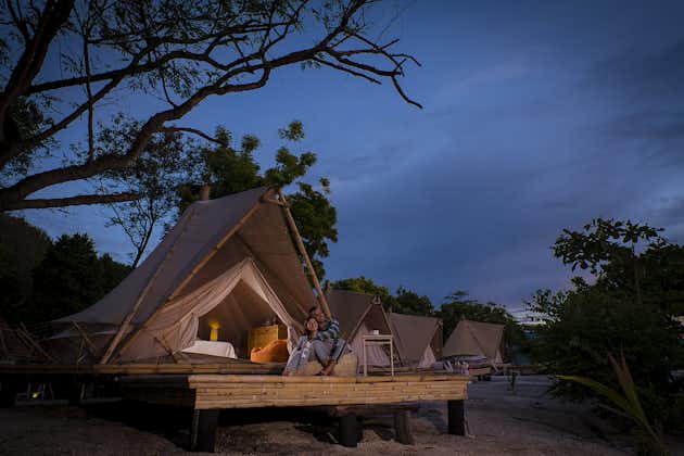 Have a relaxing night in your glamping tent in Bluewater Sumilon in Cebu