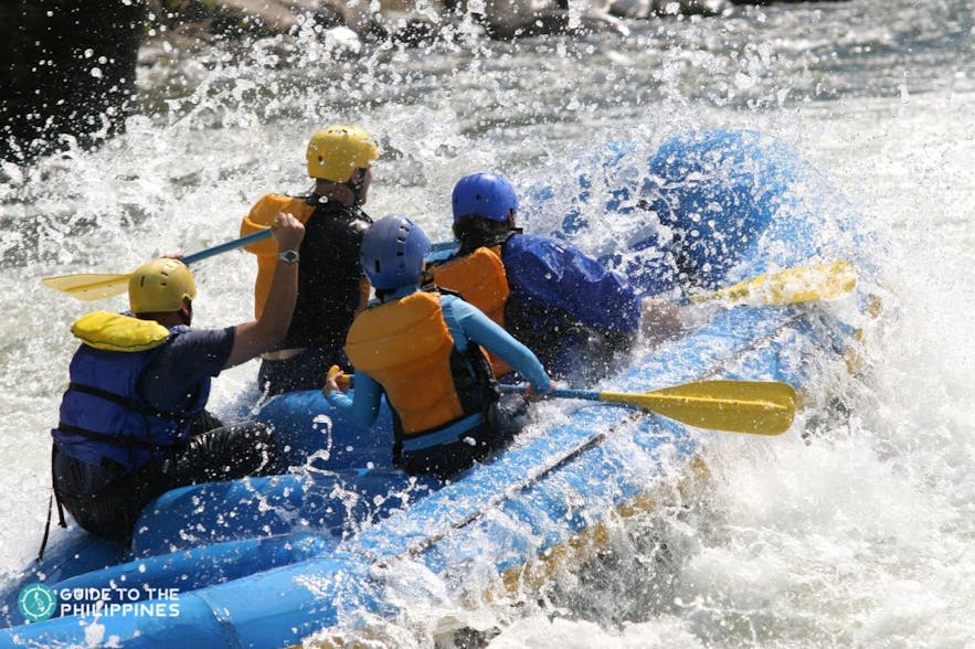 Whitewater rafting activity in Cagayan de Oro