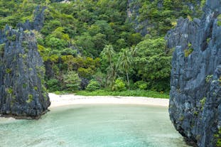 Palawan El Nido Shared Island Hopping Tour C with Lunch & Transfers |  Secret Beach, Hidden Beach