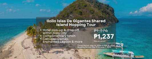 Iloilo Islas De Gigantes Island Hopping Tour with Lunch