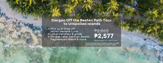 Siargao Off the Beaten Path Island Hopping Tour to Unspoiled Islands and Beaches