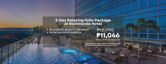 Relaxing 3-Day Richmonde Hotel Iloilo Tour Package with Airport Transfers