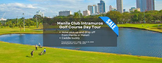 Manila Intramuros Golf Club Shared Tour with Caddie, Insurance & Transfers