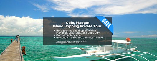 Cebu Mactan Island Hopping Tour with Transfers from Cebu City