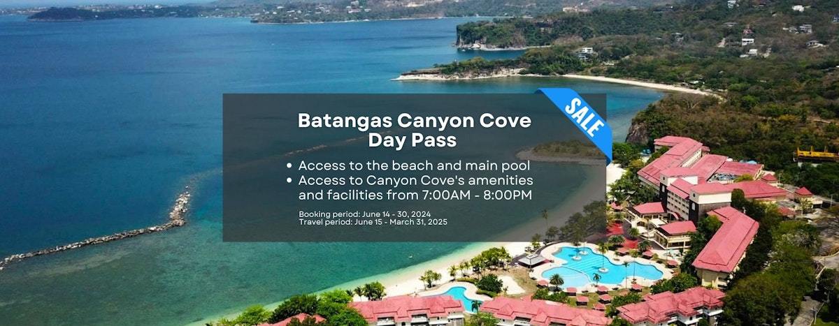 Batangas Canyon Cove Day Pass with Beach & Main Pool Access | Guide to ...