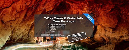 Exciting 7-Day Caves & Waterfalls Tour Package to Laguna & Sagada with Accommodations & Transfers