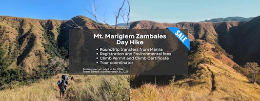 Mt. Mariglem Zambales Day Hike with Climb Permit, Climb Certificate & Transfers from Manila
