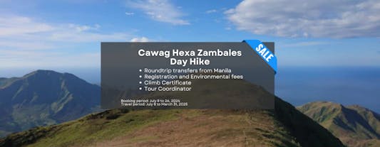 Cawag Hexa Zambales Day Hike with Climb Certificate, Fees & Transfers from Manila