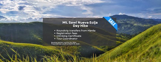 Mt. Sawi Nueva Ecija Day Hike with Climb Certificate, Fees & Transfers from Manila